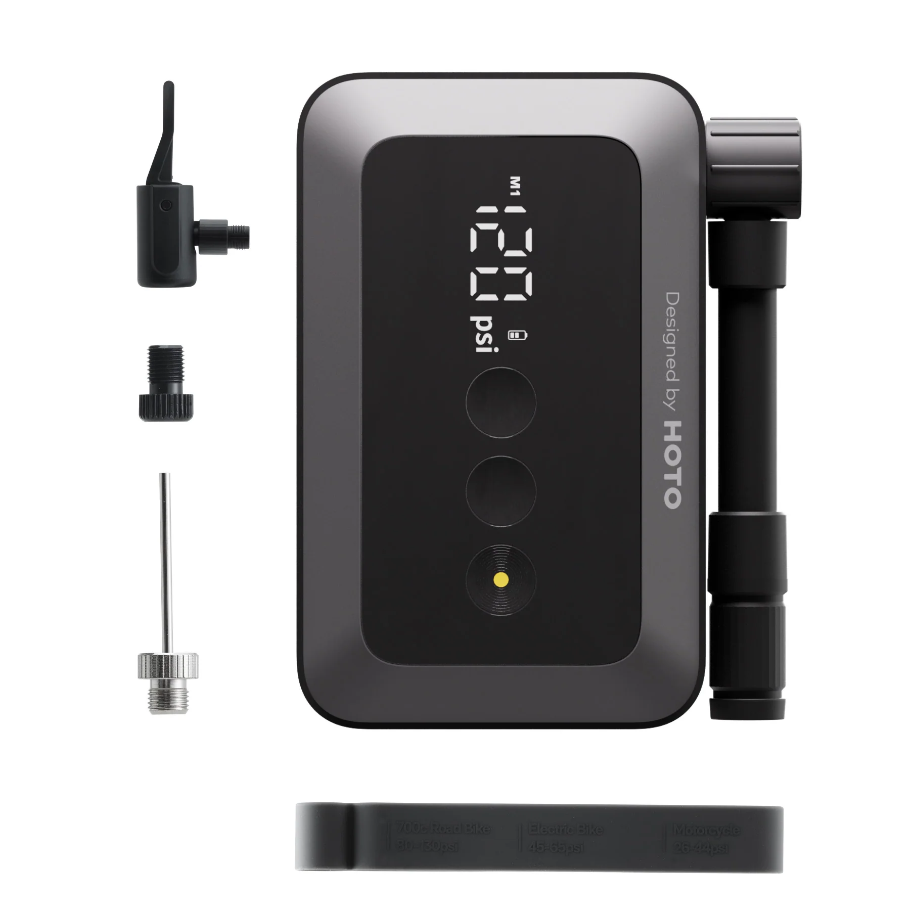 HOTO Air Pump Pocket - Mini Portable Tyre Inflator for Bike