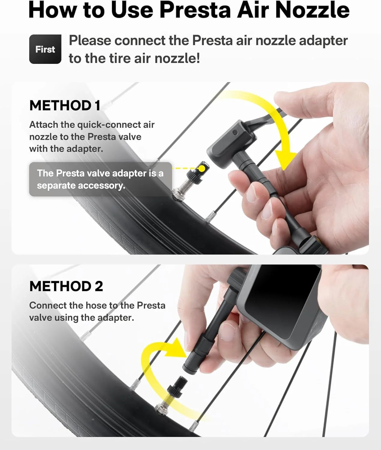 HOTO Air Pump Pocket - Mini Portable Tyre Inflator for Bike - Image 3