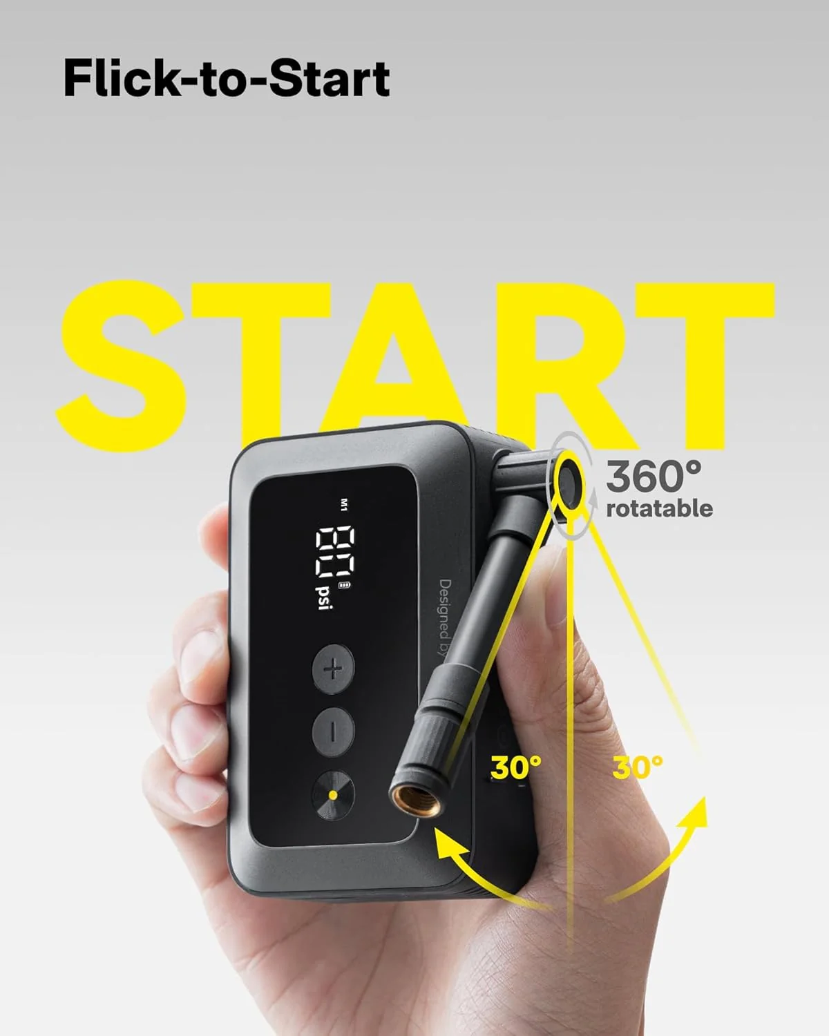 HOTO Air Pump Pocket - Mini Portable Tyre Inflator for Bike - Image 7