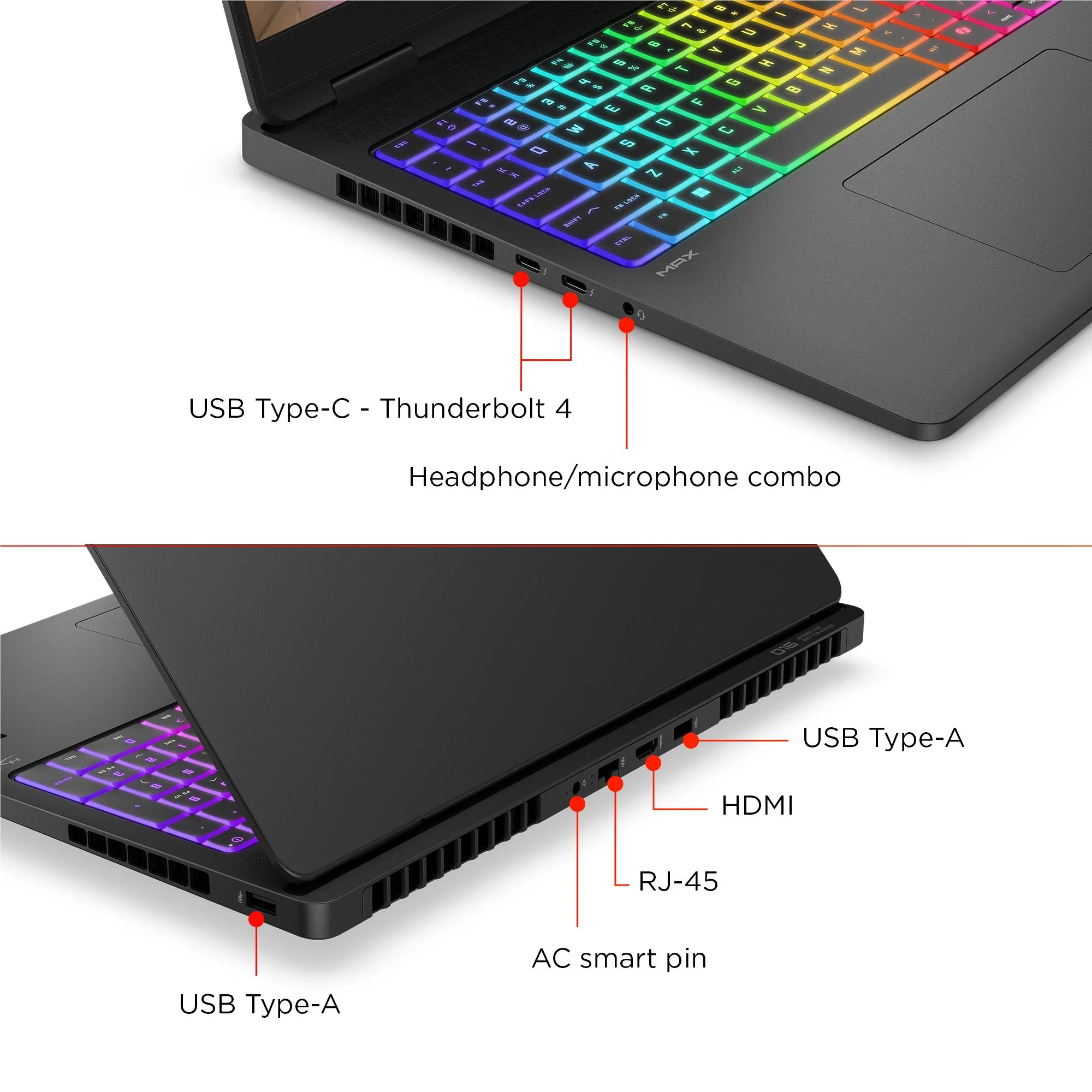 HP OMEN Max 16" UWVA 2.5K 240Hz OLED Gaming Laptop (Intel Core Ultra 7)[GeForce RTX 5070 Ti] - Image 10