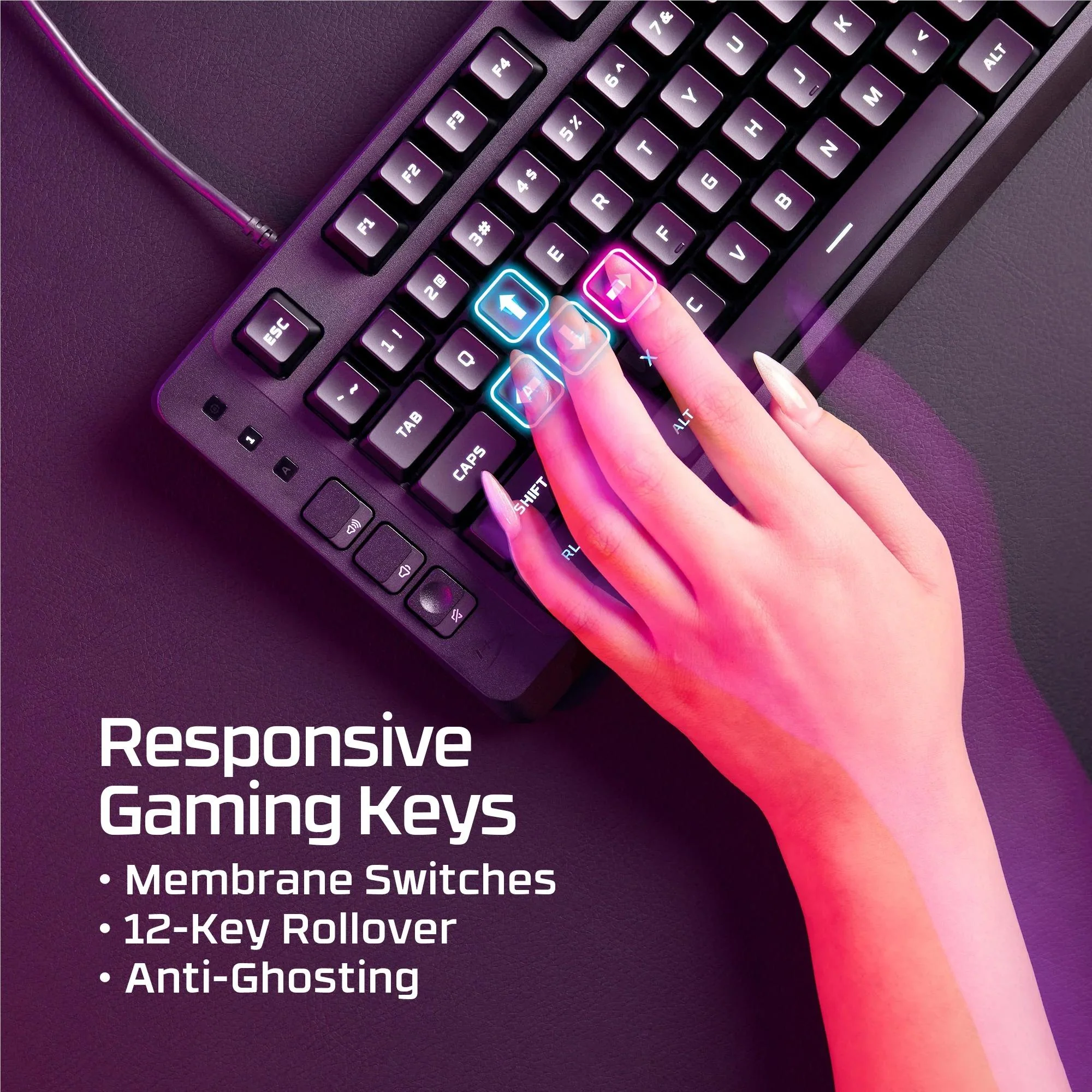 HyperX Eve 1800 Gaming Keyboard - Image 4