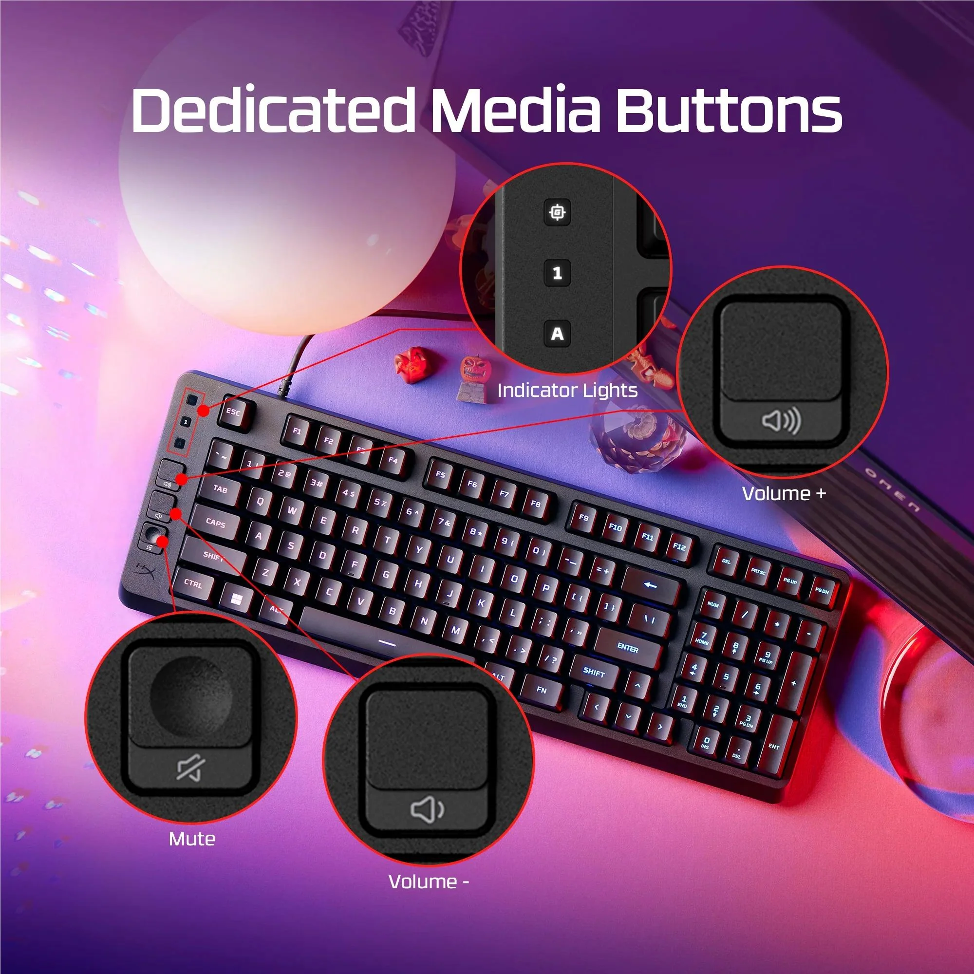 HyperX Eve 1800 Gaming Keyboard - Image 5
