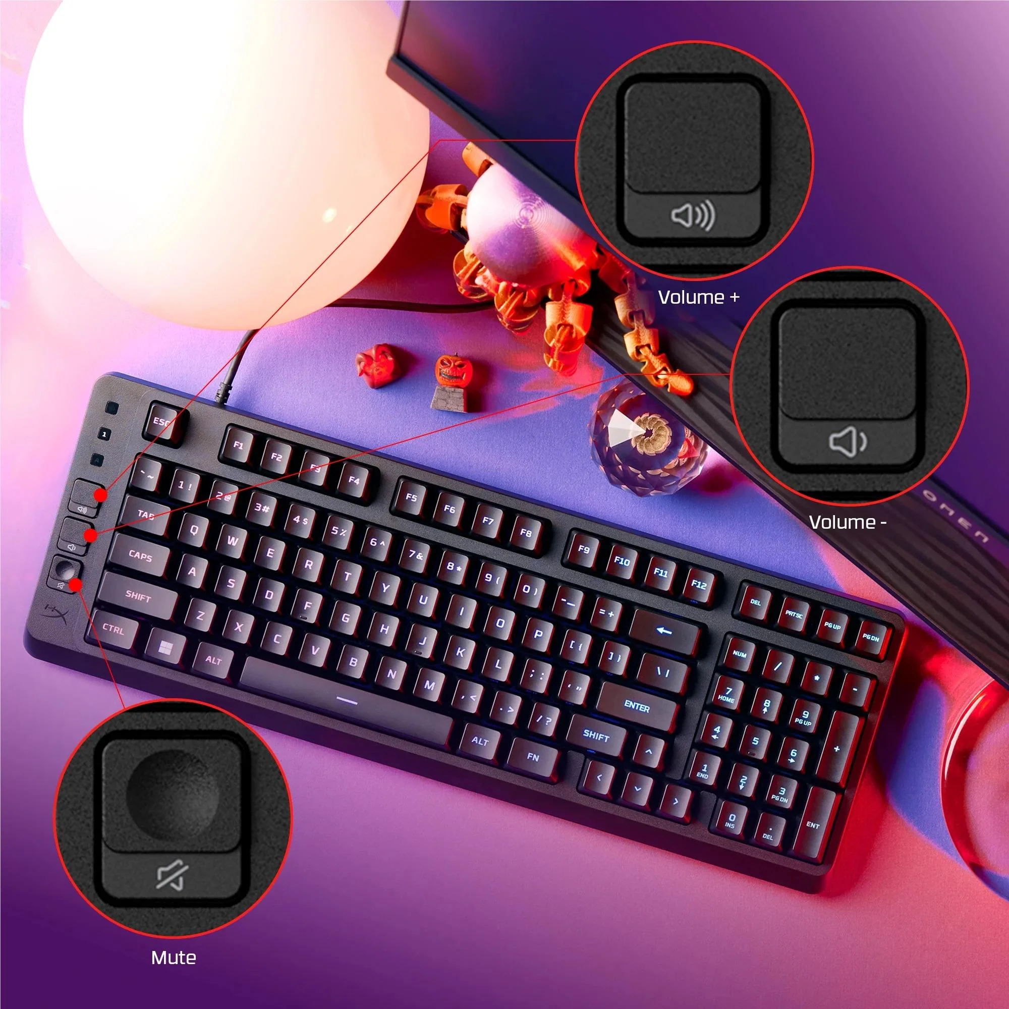 HyperX Eve 1800 Gaming Keyboard - Image 7