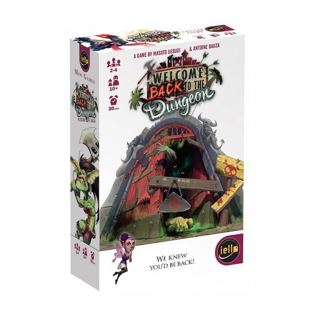 Iello Welcome Back to the Dungeon Kids Tabletop Board Strategy Card Game 10y+