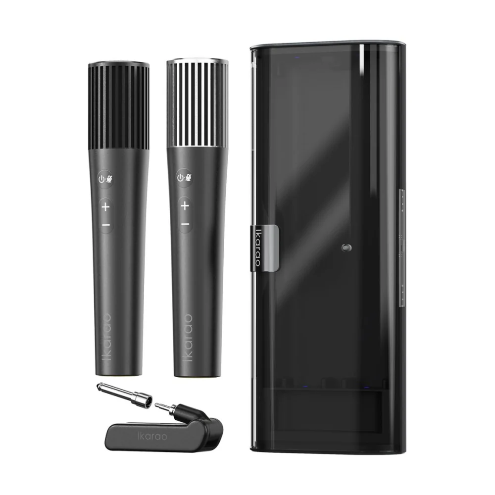 Ikarao MicBox Wireless Microphones Kit With UV Self-Cleaning Case - Image 2
