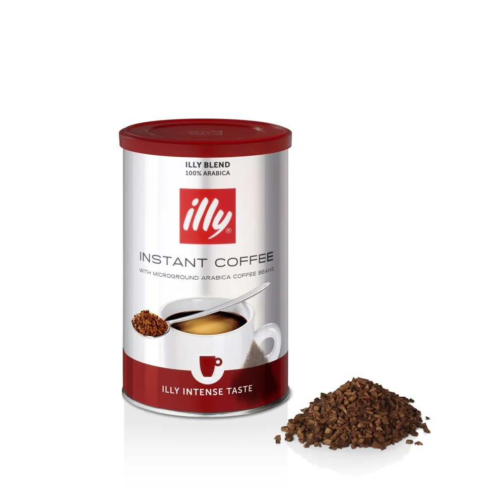 Illy Blend 95g Instant Intense Arabica Coffee Robust Finish/Bold Roast Hot Drink