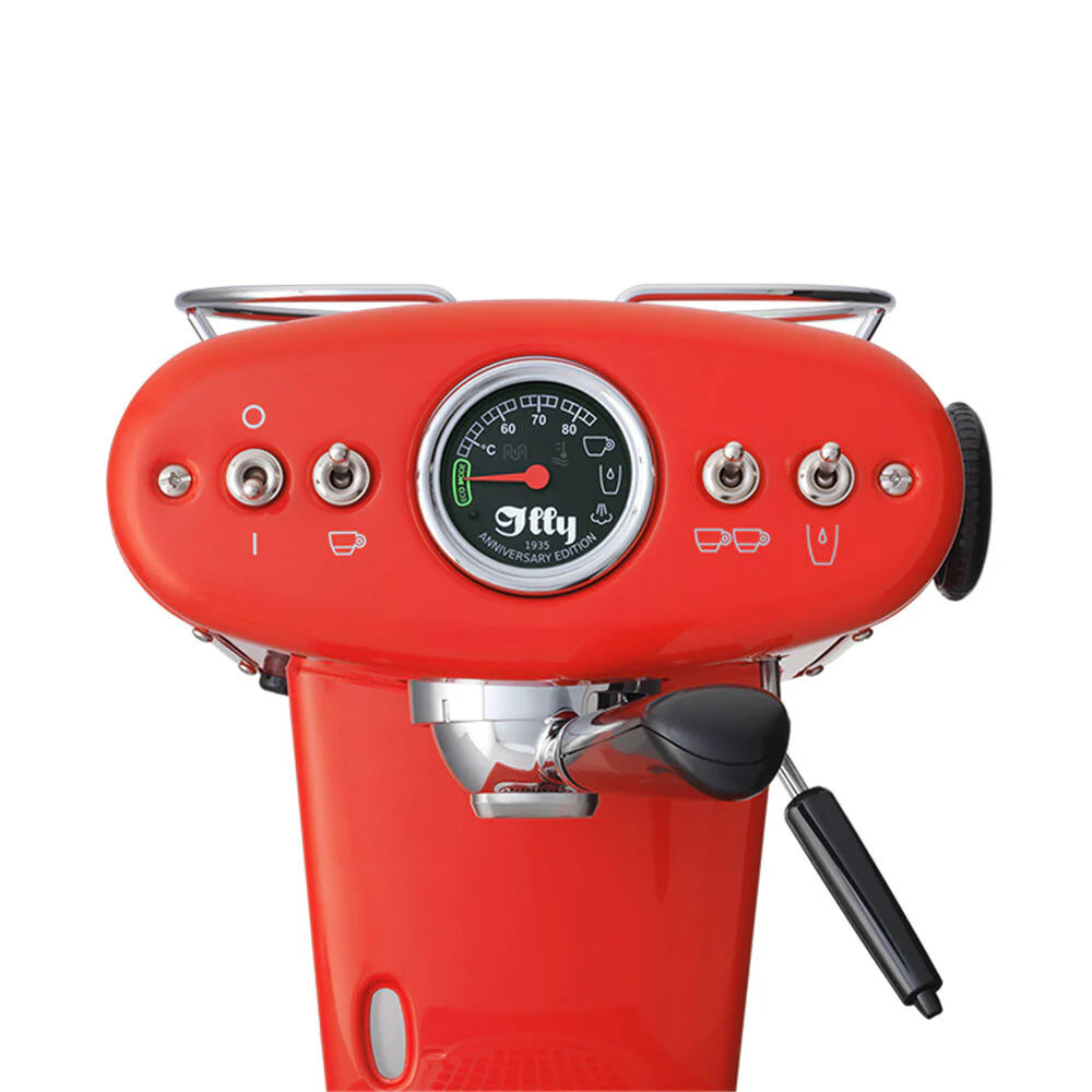 Illy X1 Anniversary E.S.E. Pod/Ground Espresso Machine/Maker with Steam Wand (Red) - Image 3