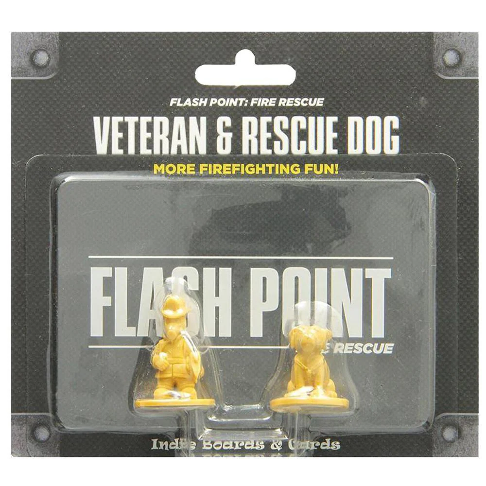 Indie Boards & Cards Flashpoint Fire Rescue Veteran and Rescue Dog Board Game