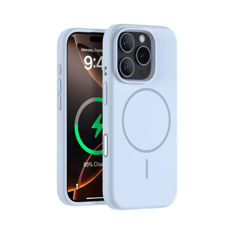 iShield Ultra MagSafe Liquid Silicone Case iPhone 16 Pro Max (Sky Blue)