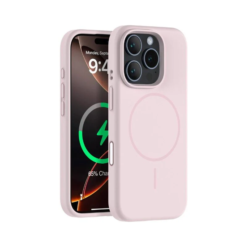 iShield Ultra MagSafe Silicone Case iPhone 16 Pro (Pink)
