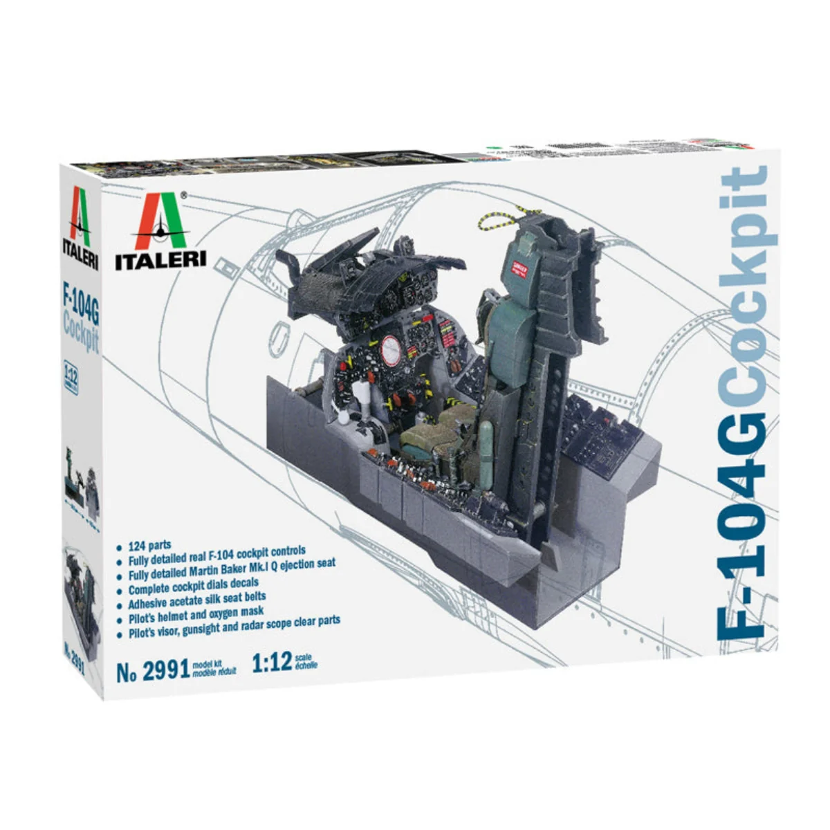 Italeri 1/12 F-104G Cockpit