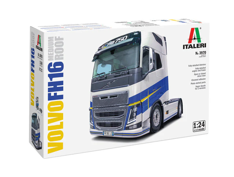 Italeri 1/24 Volvo Fh16 Medium Roof - Image 2