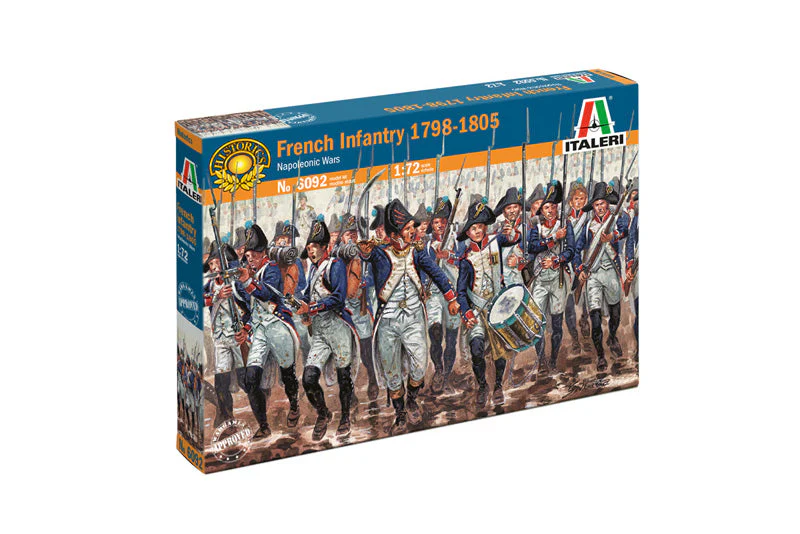 Italeri 1/72 French Infantry 1798-1805 Napoleonic Wars