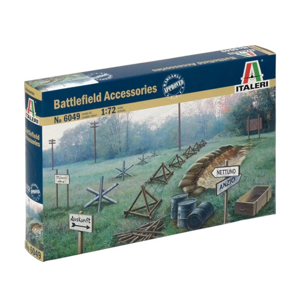 Italeri 1/72 WWII Battlefield Accessories