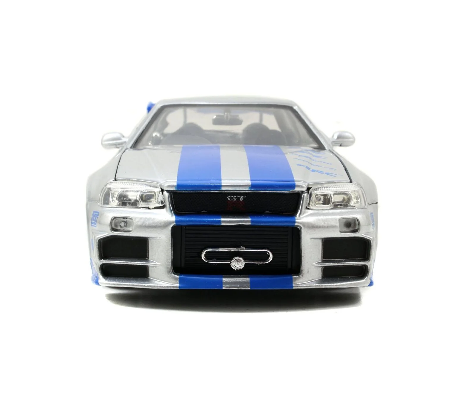 Jada 1:24 Fast & Furious Brians '02 Nissan Skyline GT-R Diecast Model Car - Image 3
