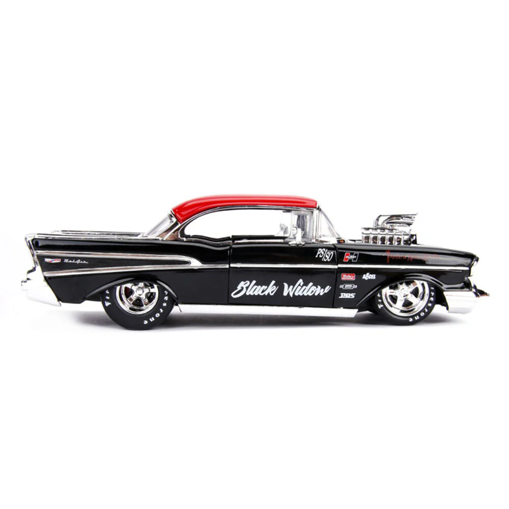 Jada 1:24 Scale Big Time Muscle 1957 Chevrolet Bel Air Diecast Vehicle Model - Image 5