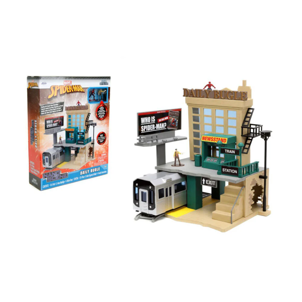 Jada Spider-Man Comics New York City Deluxe Nano Scene with 2-Figures - Image 7