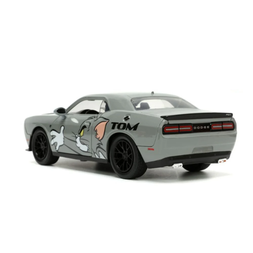 Jada Tom & Jerry 2015 Dodge Challenger Hellcat with Jerry Figure Kids/Adult Car Toy - Image 5