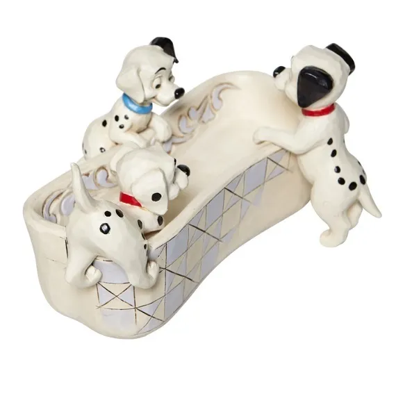 Jim Shore Disney Traditions - 101 Dalmatians Bone Dish - Puppy Bowl - Image 3