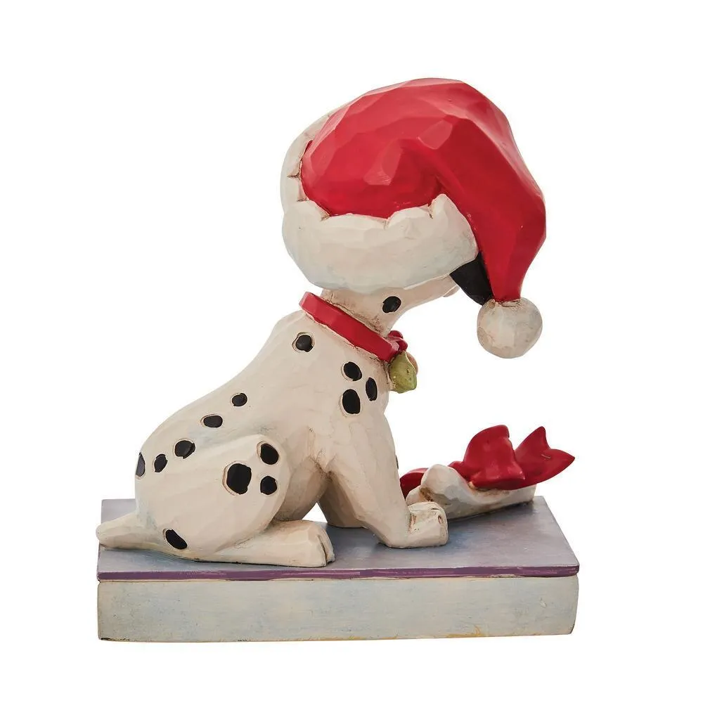Jim Shore Disney Traditions - 101 Dalmatians Christmas - Lucky - Image 2
