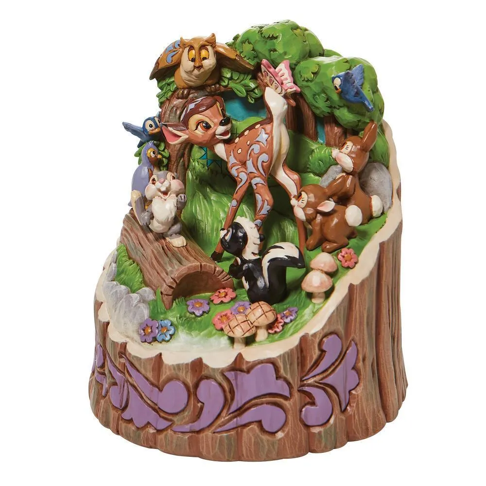 Jim Shore Disney Traditions - Bambi - Carved by Heart - Image 3