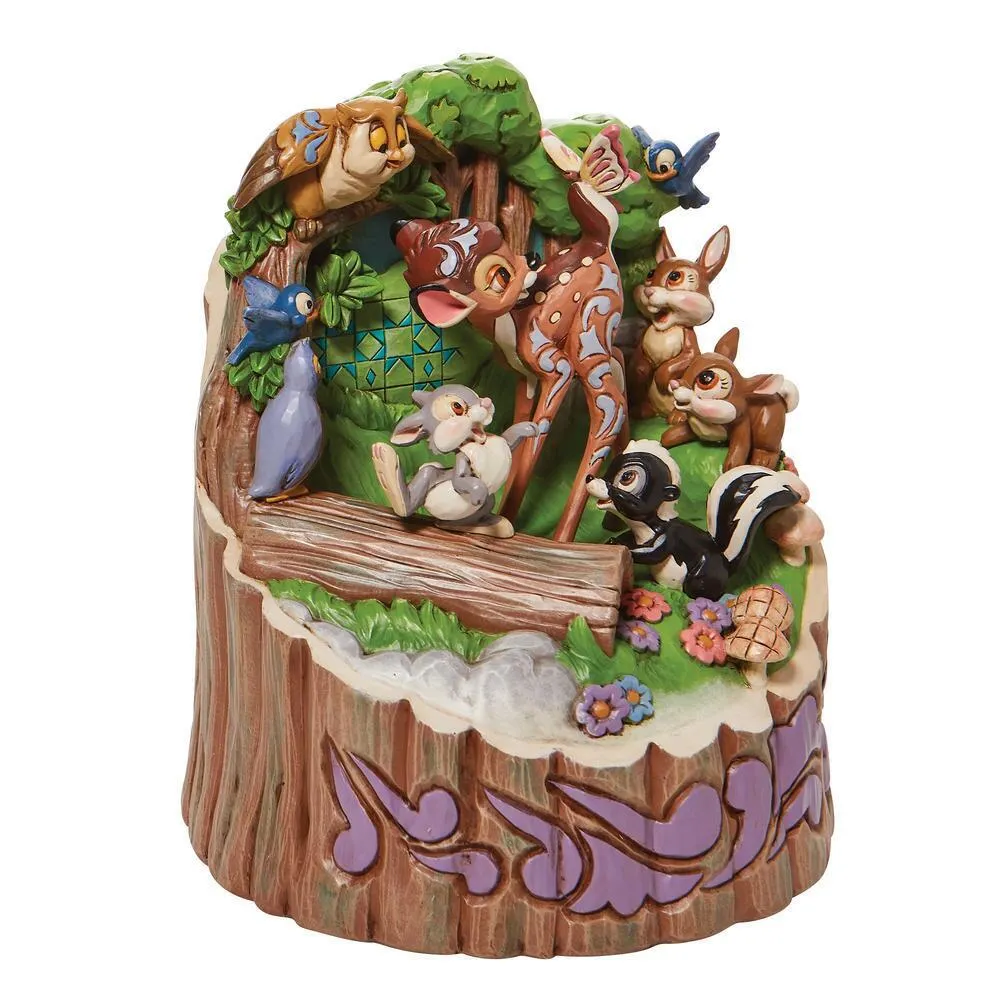 Jim Shore Disney Traditions - Bambi - Carved by Heart - Image 4