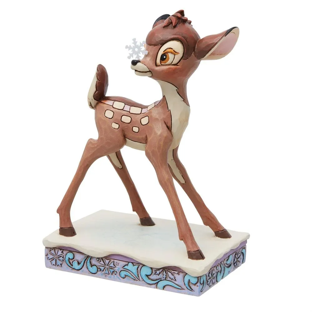 Jim Shore Disney Traditions - Bambi Christmas - Frosted Fawn - Image 3