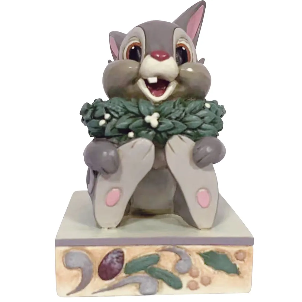 Jim Shore Disney Traditions - Bambi Christmas - Thumper - Image 3