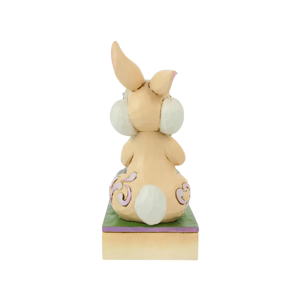 Jim Shore Disney Traditions - Bambi Thumper and Blossom - Bunny Bouquet - Image 3
