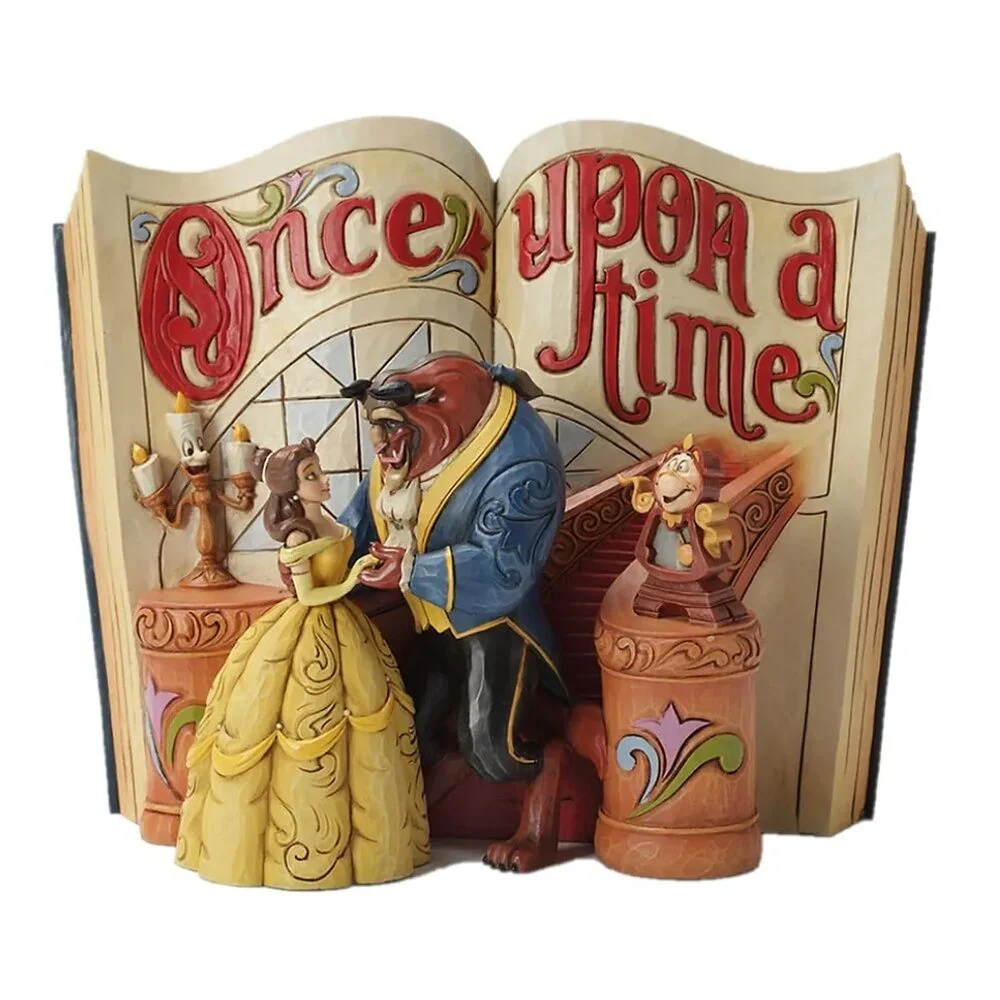 Jim Shore Disney Traditions - Beauty and The Beast - Love Endures Storybook