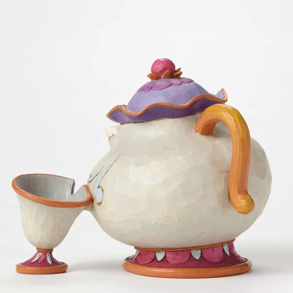 Jim Shore Disney Traditions - Beauty and The Beast Mrs. Potts and Chip - A Mother's Love - Image 2