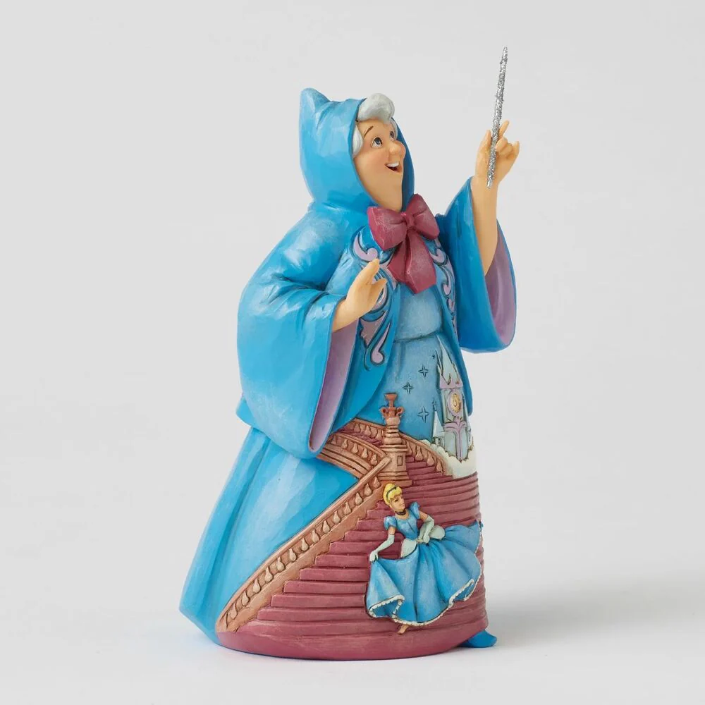 Jim Shore Disney Traditions - Cinderella - Fairy Godmother - Midnight Magic - Image 2