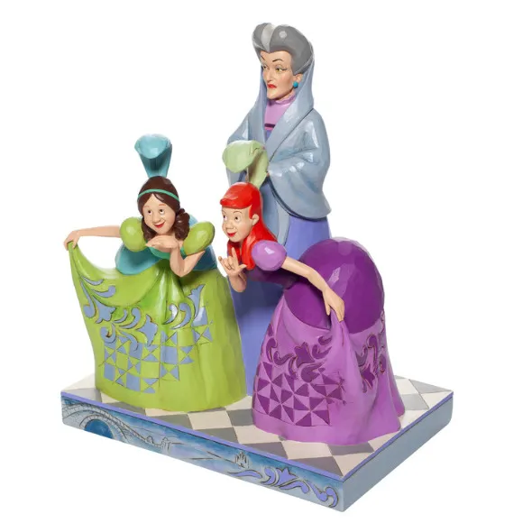 Jim Shore Disney Traditions - Cinderella Lady Tremaine, Anastasia and Drizella - The Terrible Tremaines - Image 2