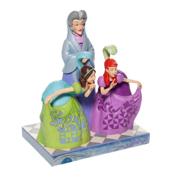 Jim Shore Disney Traditions - Cinderella Lady Tremaine, Anastasia and Drizella - The Terrible Tremaines - Image 4