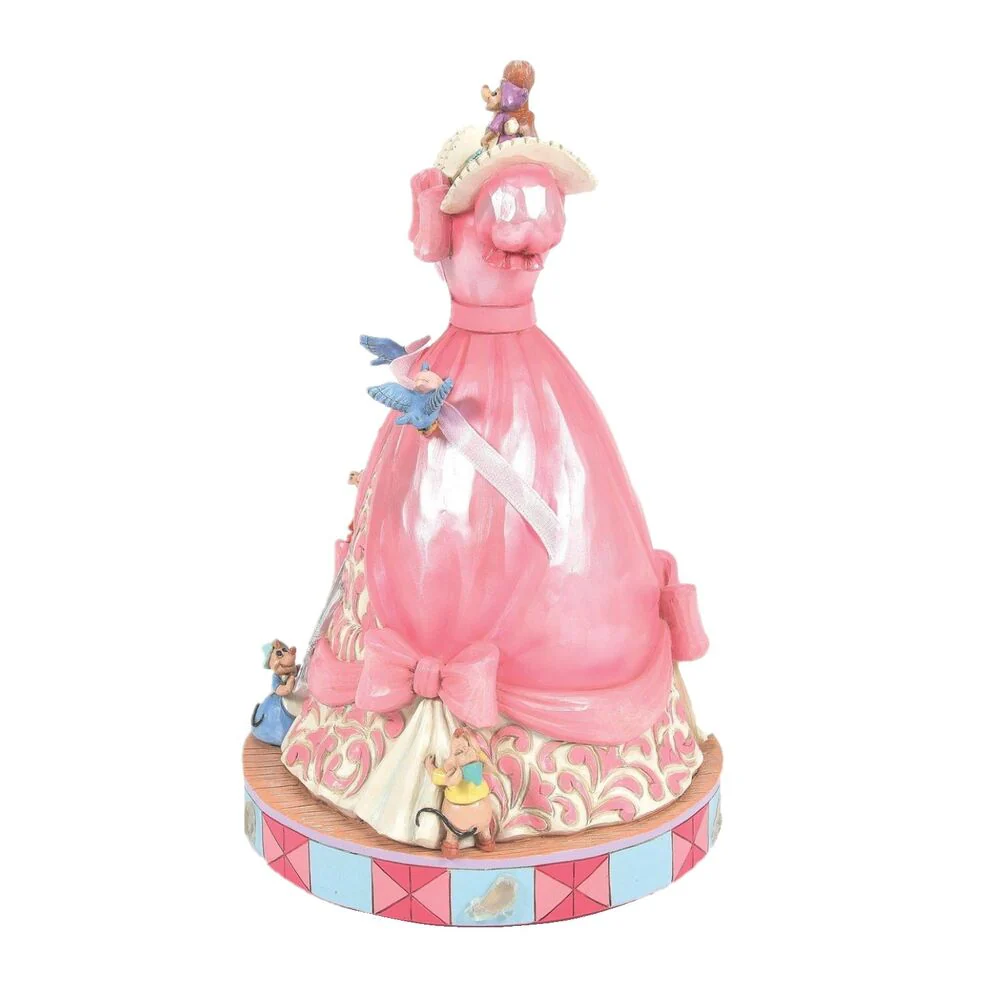 Jim Shore Disney Traditions - Cinderella's Pink Dress Musical Figurine - Image 4