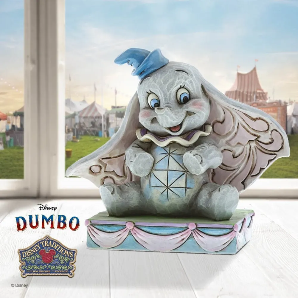 Jim Shore Disney Traditions - Dumbo - Baby Mine Personality Pose - Image 4