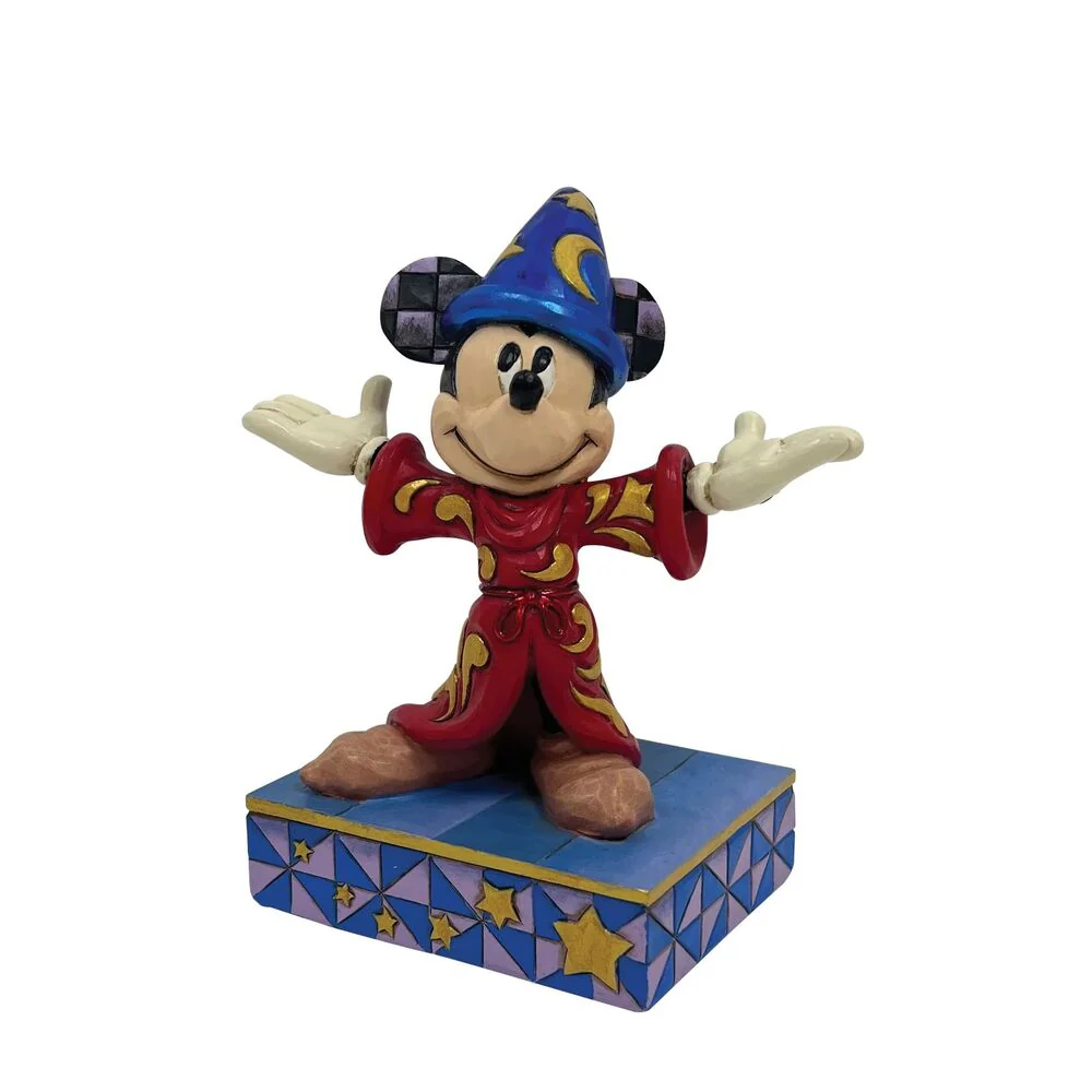 Jim Shore Disney Traditions - Fantasia - Sorcerer Mickey Personality Pose - Magical Moment - Image 2