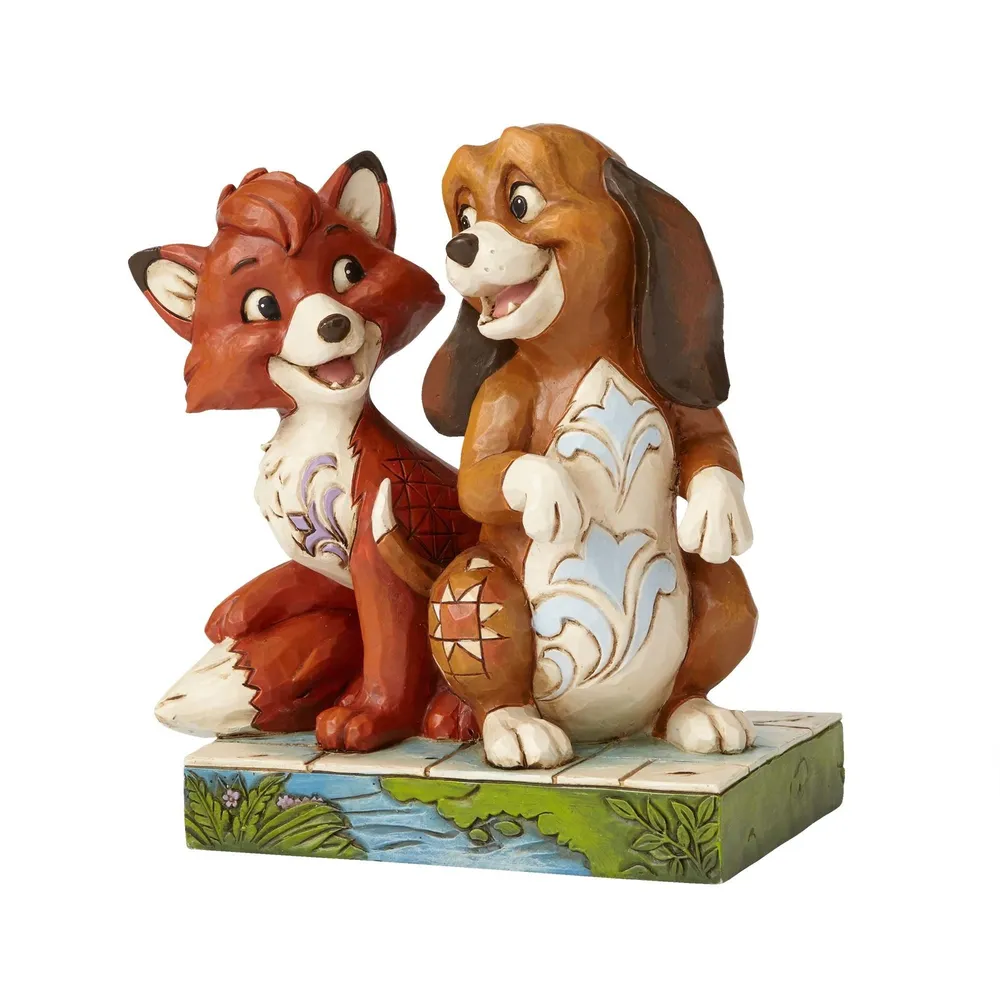 Jim Shore Disney Traditions - Fox and the Hound - Unexpected Friendships - Image 2