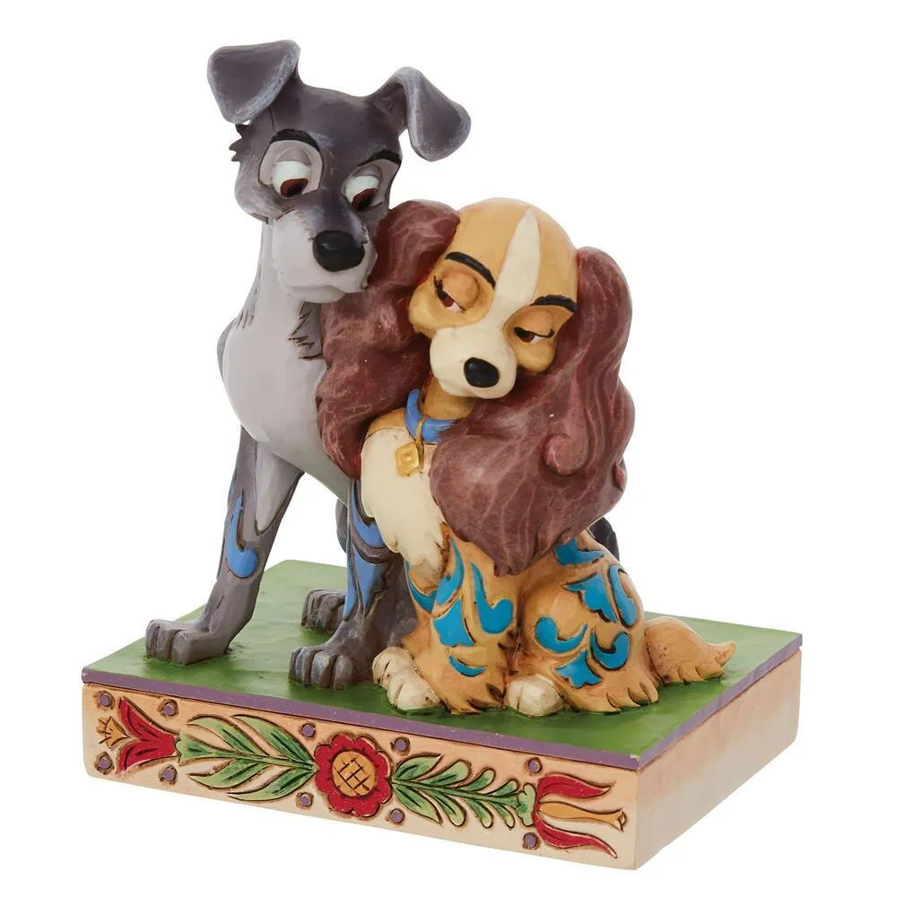 Jim Shore Disney Traditions - Lady And The Tramp - Love - Image 2