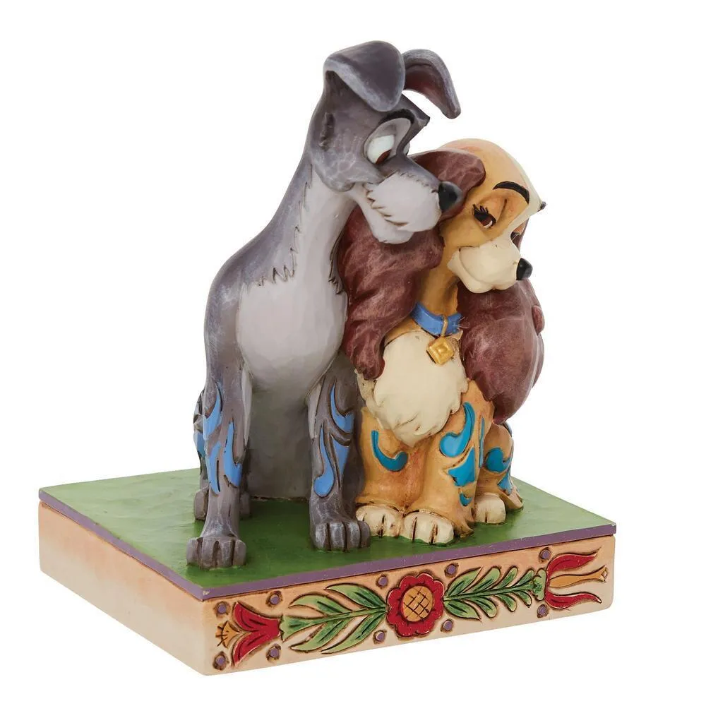 Jim Shore Disney Traditions - Lady And The Tramp - Love - Image 3
