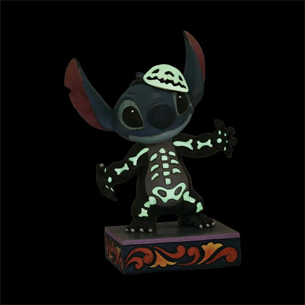 Jim Shore Disney Traditions - Lilo and Stitch - Skeleton Stitch - Image 2