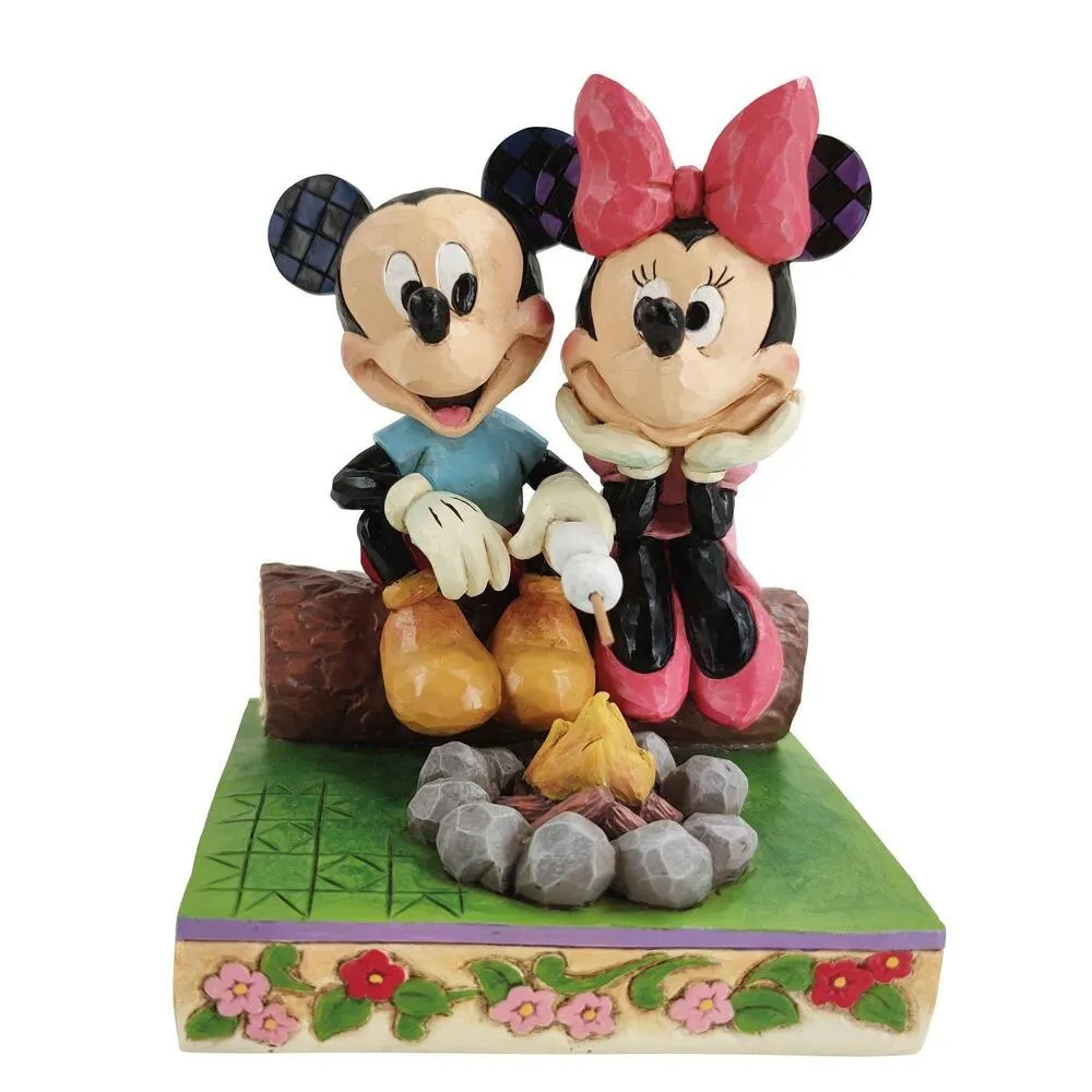 Jim Shore Disney Traditions - Mickey And Minnie Campfire - Sweetheart Campfire - Image 2