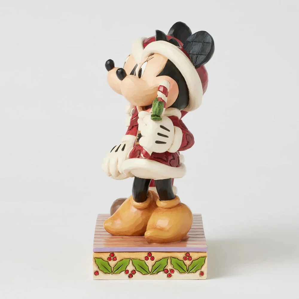 Jim Shore Disney Traditions - Mickey and Minnie Christmas with Candy Canes - Candy Cane Christmas - Image 4