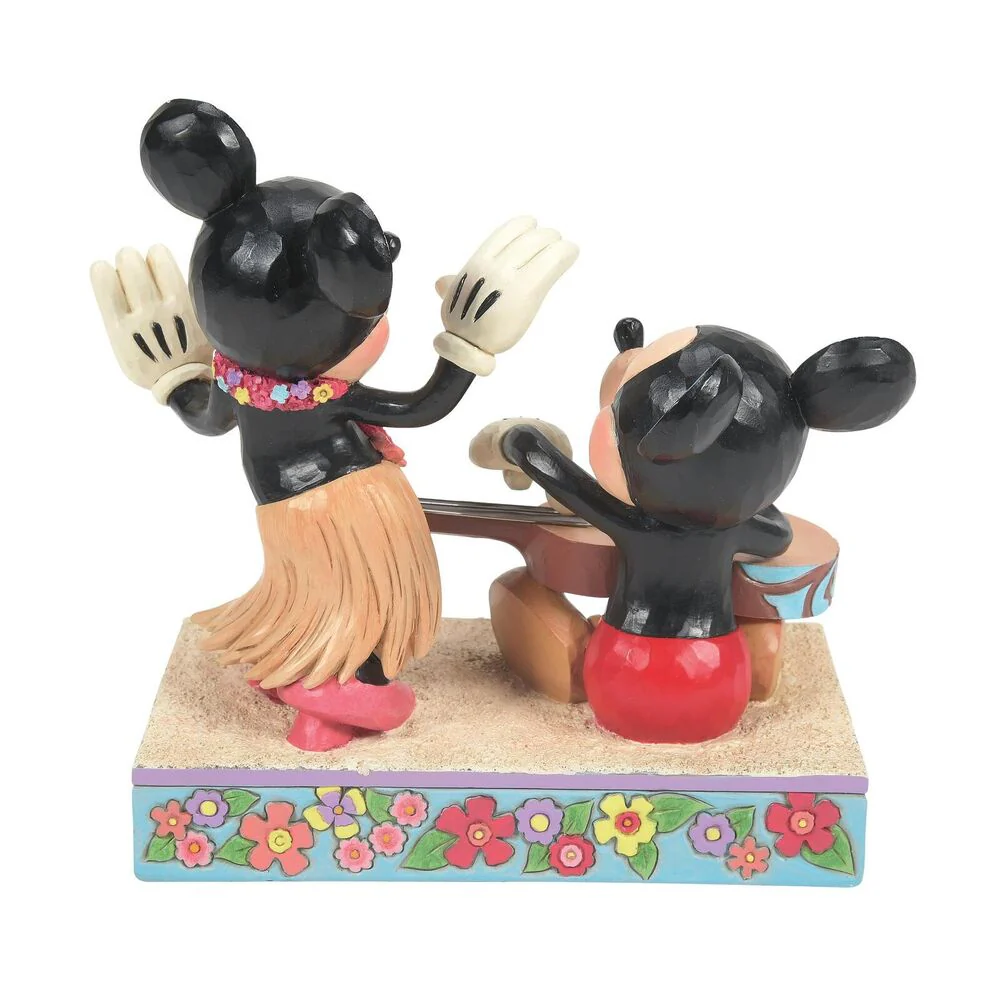 Jim Shore Disney Traditions - Mickey and Minnie Hawaii - Image 2