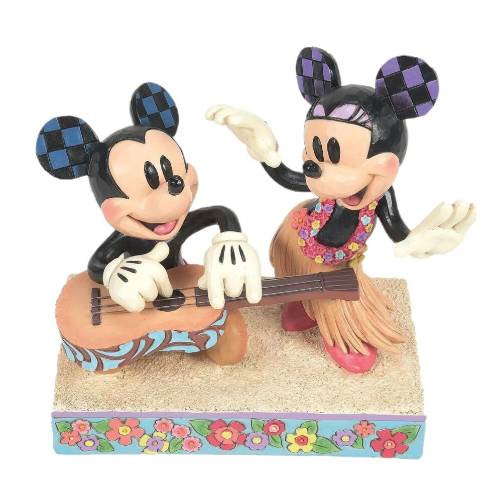 Jim Shore Disney Traditions - Mickey and Minnie Hawaii - Image 3