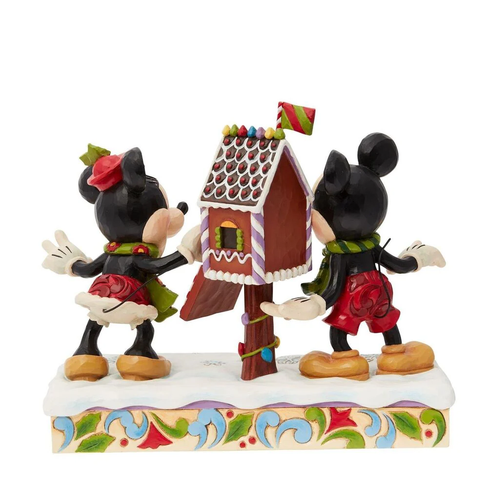 Jim Shore Disney Traditions - Mickey and Minnie Letters To Santa - Image 3