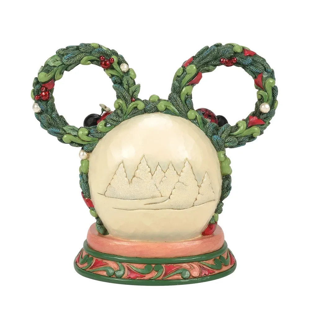 Jim Shore Disney Traditions - Mickey and Minnie Magical Winter Moments LED Diorama - First Edition (Signed by Jim Shore) - Image 4