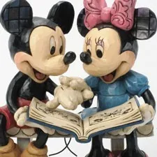 Jim Shore Disney Traditions - Mickey and Minnie Mouse 85th Anniversary - Sharing Memories - Image 3