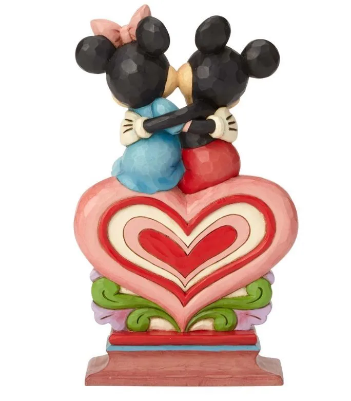 Jim Shore Disney Traditions - Mickey and Minnie Mouse - Heart to Heart - Image 2
