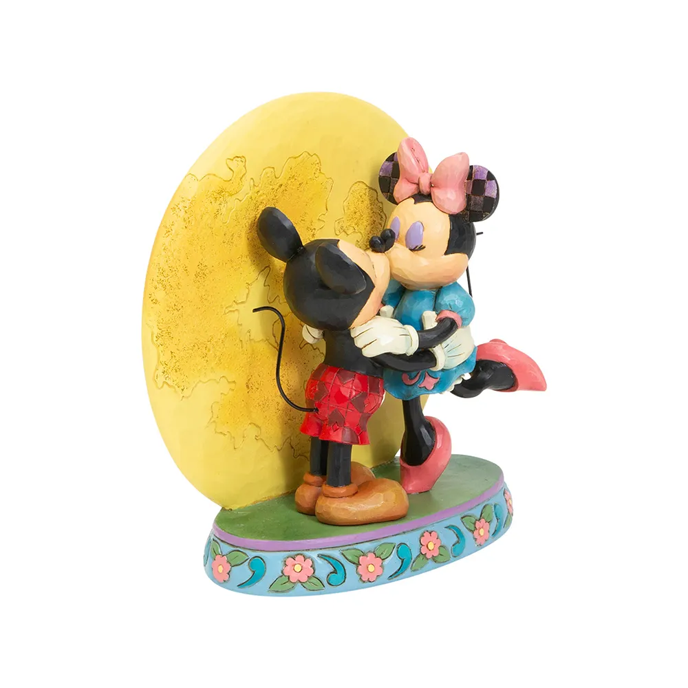 Jim Shore Disney Traditions - Mickey and Minnie Mouse - In the Moonlight - Image 3